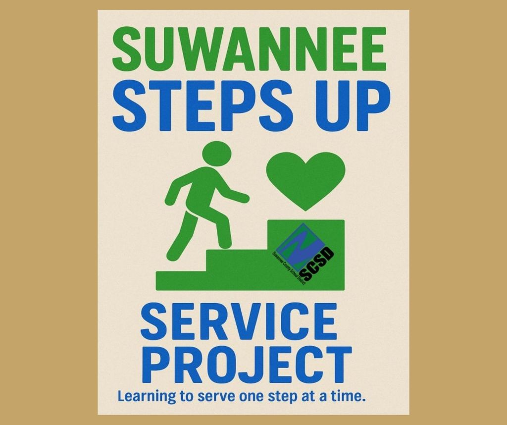 flyer for suwannee steps up