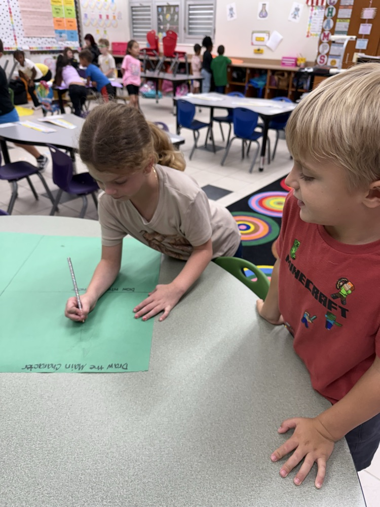 Students working on Carousel activity.