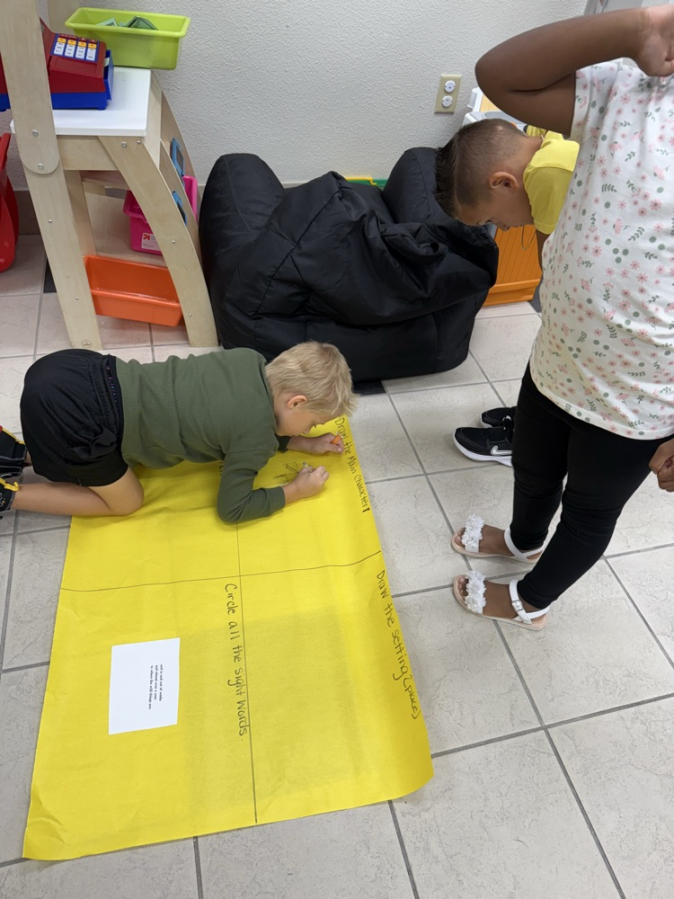  Students working on Carousel activity  