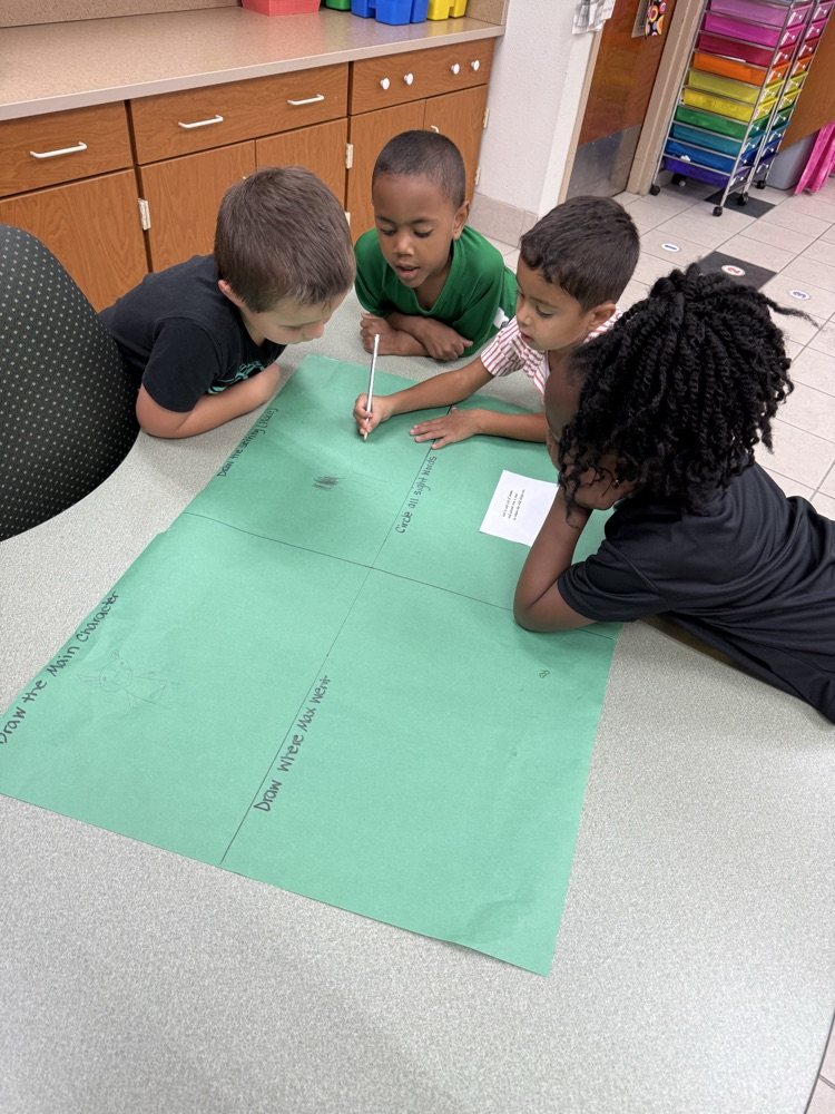 Students working on Carousel activity  