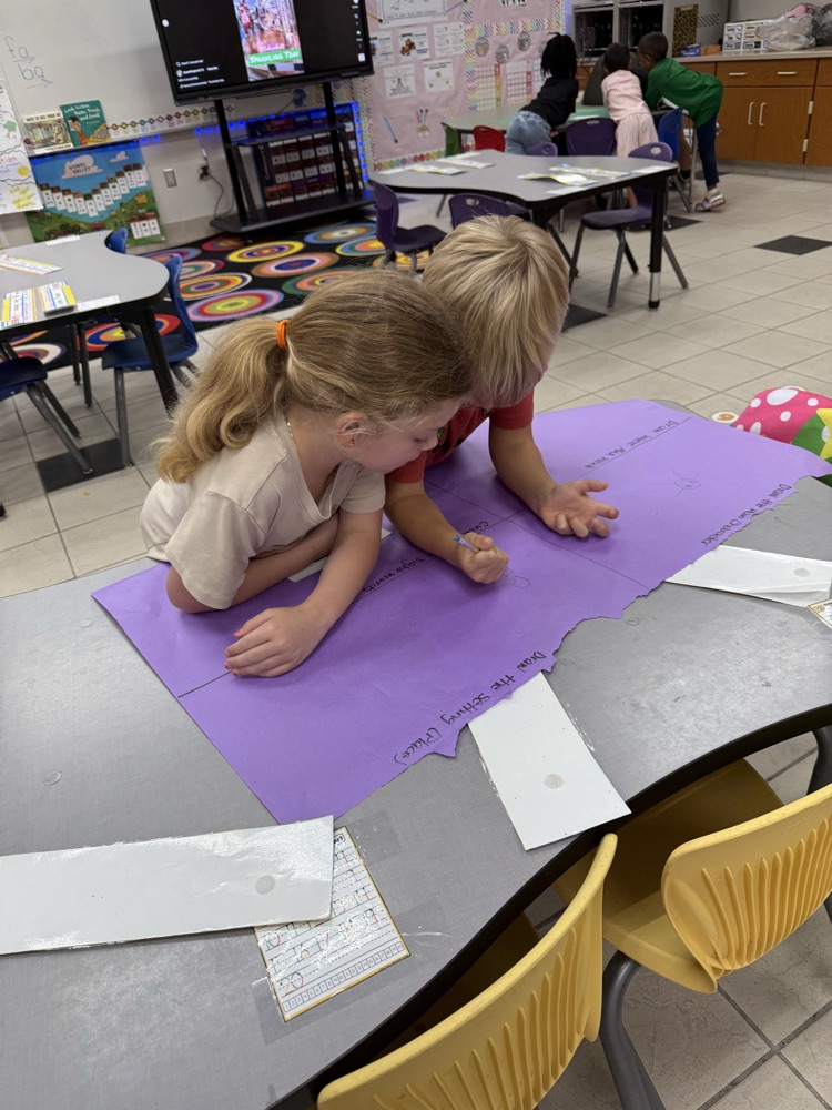 Students working on Carousel activity  