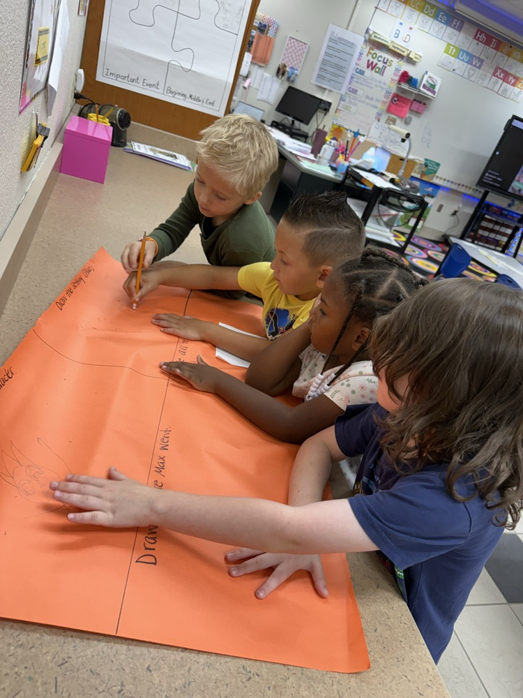 Students working on Carousel activity  