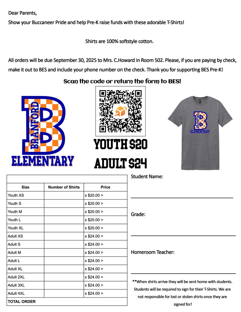 PK T-shirt fundraiser