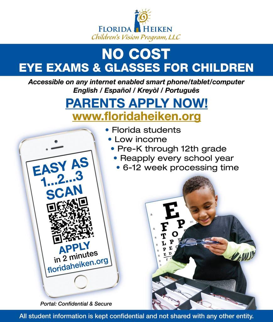 Heiken Eye Car Exam Flyer