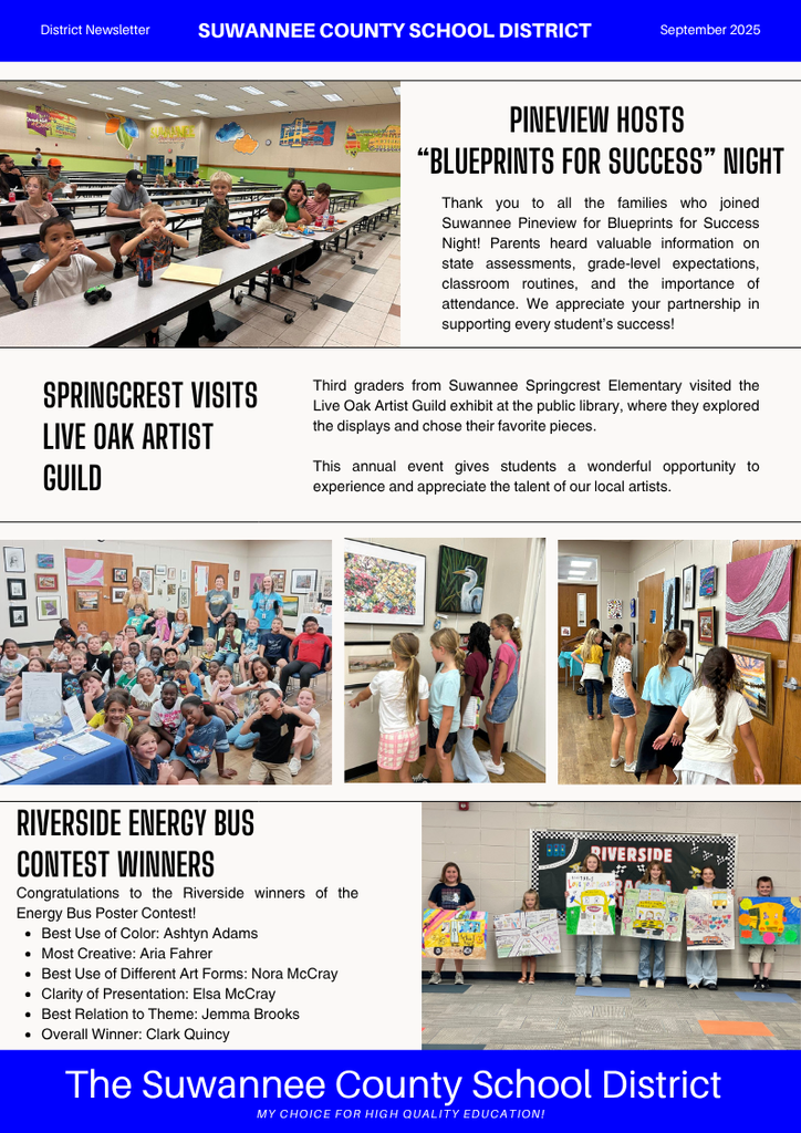 SCSD Newsletter (October)