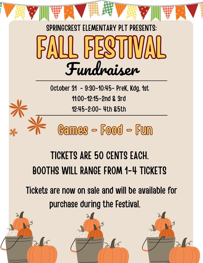 Fall Festival Tickets Are Available For Purchase