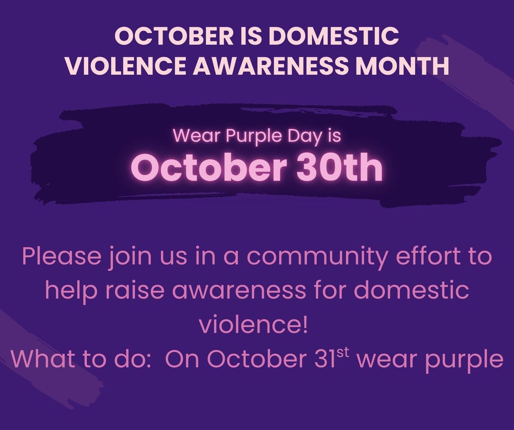 wear purple oct 30th