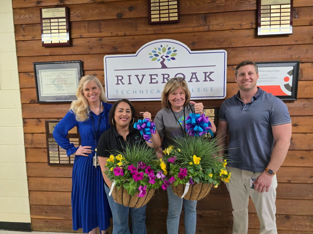RIVEROAK Technical College proudly congratulates Janora Crow, our Teacher of the Year, and Jessica Cabrera, our Non-Instructional Employee of the Year!