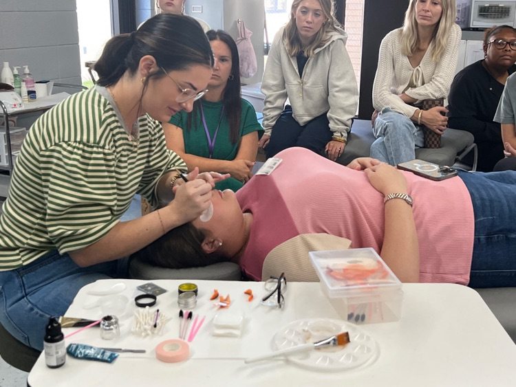 Abi Wynn giving facial - 2