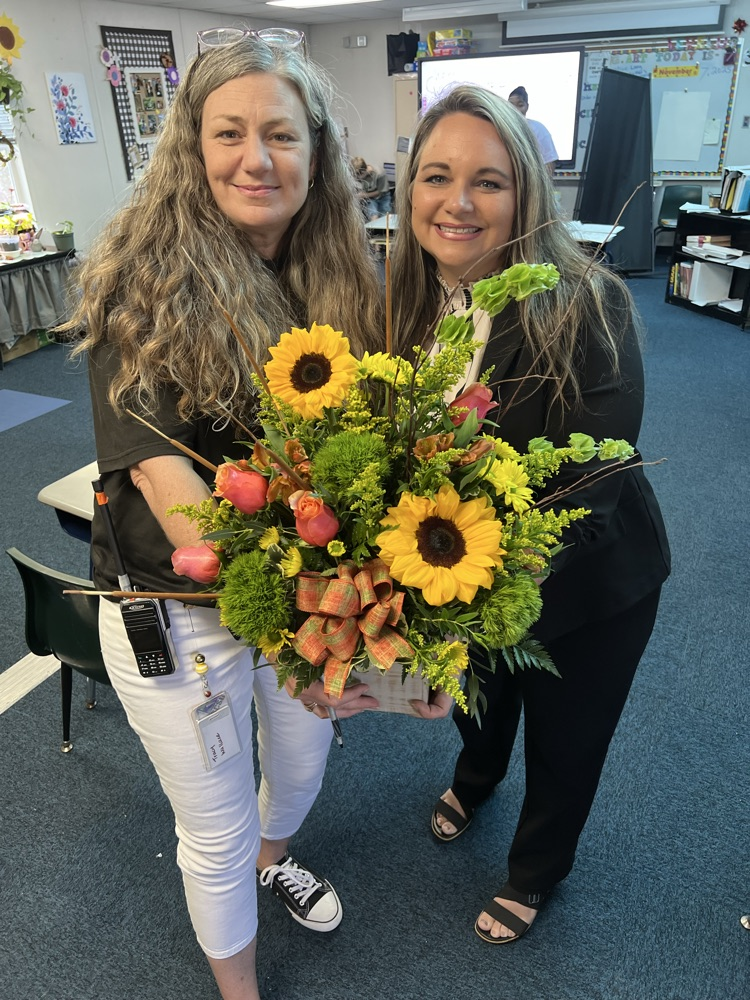 Congratulations to Ms. Wallace for TOY for Suwannee Opportunity