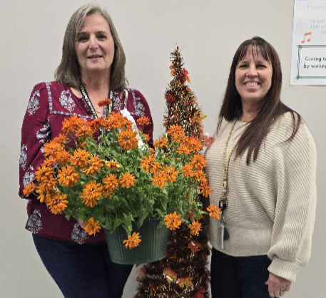 Sandra Winburn with Lisa Garbett