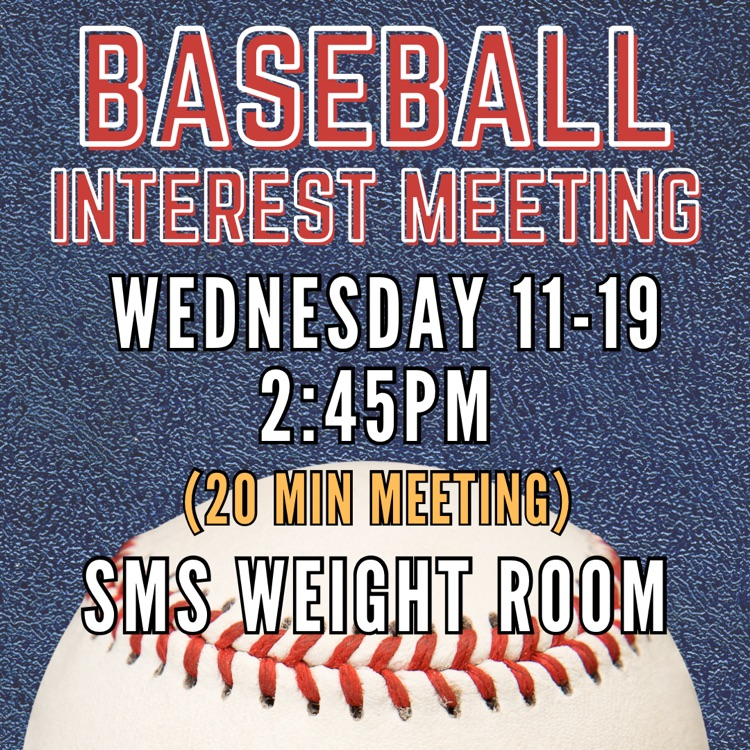 baseball interest meeting flyer