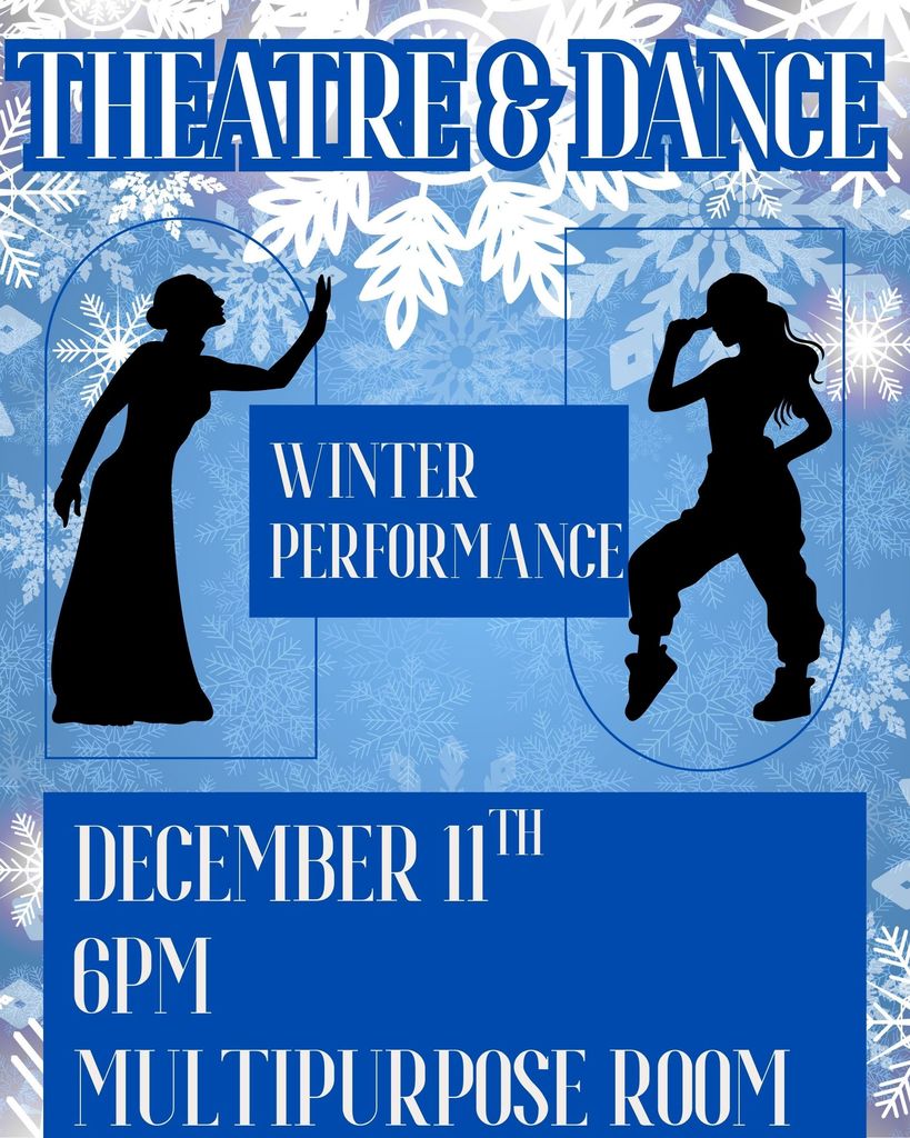 flyer for theatre and dance