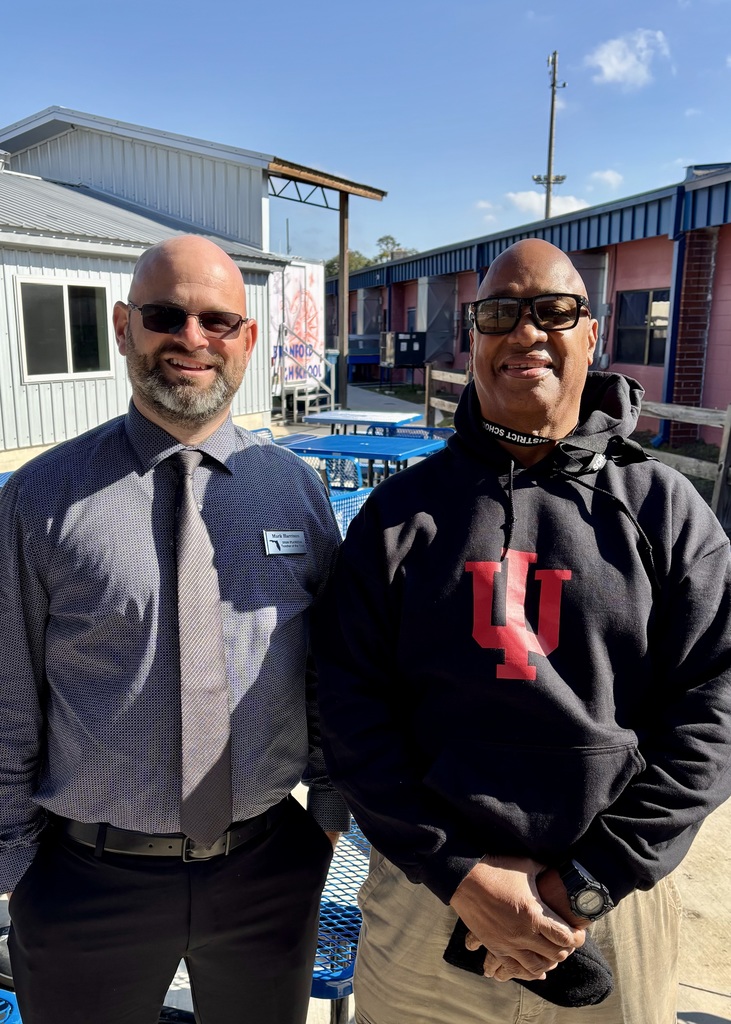 Mark Harrison with BHS staff