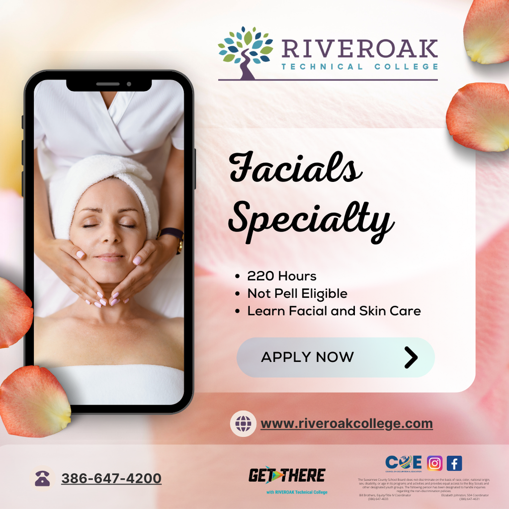 Now Enrolling Facials Specialty