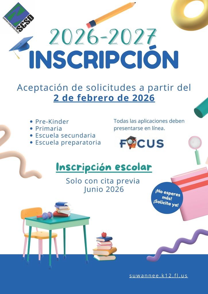 Enrollment 2026-2027 (Spanish)