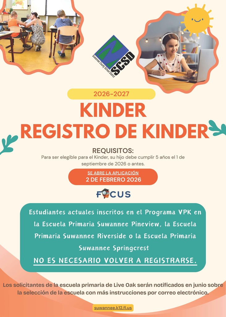 Kindergarten Registration (Spanish)