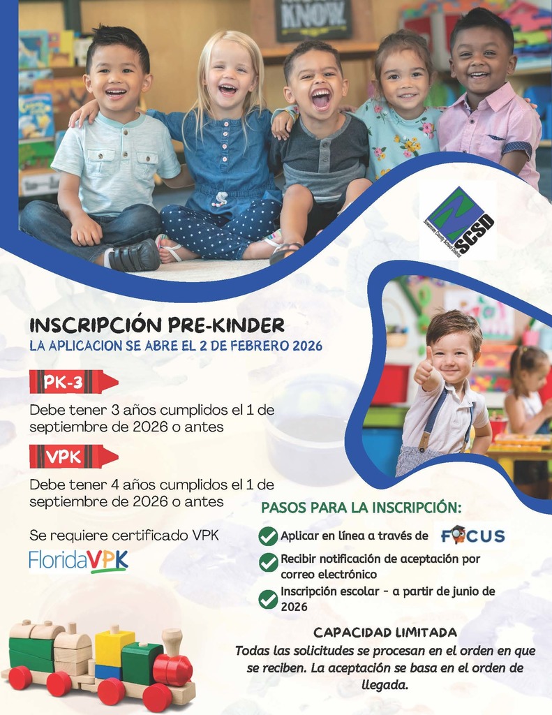 Pre-K Registration (Spanish)