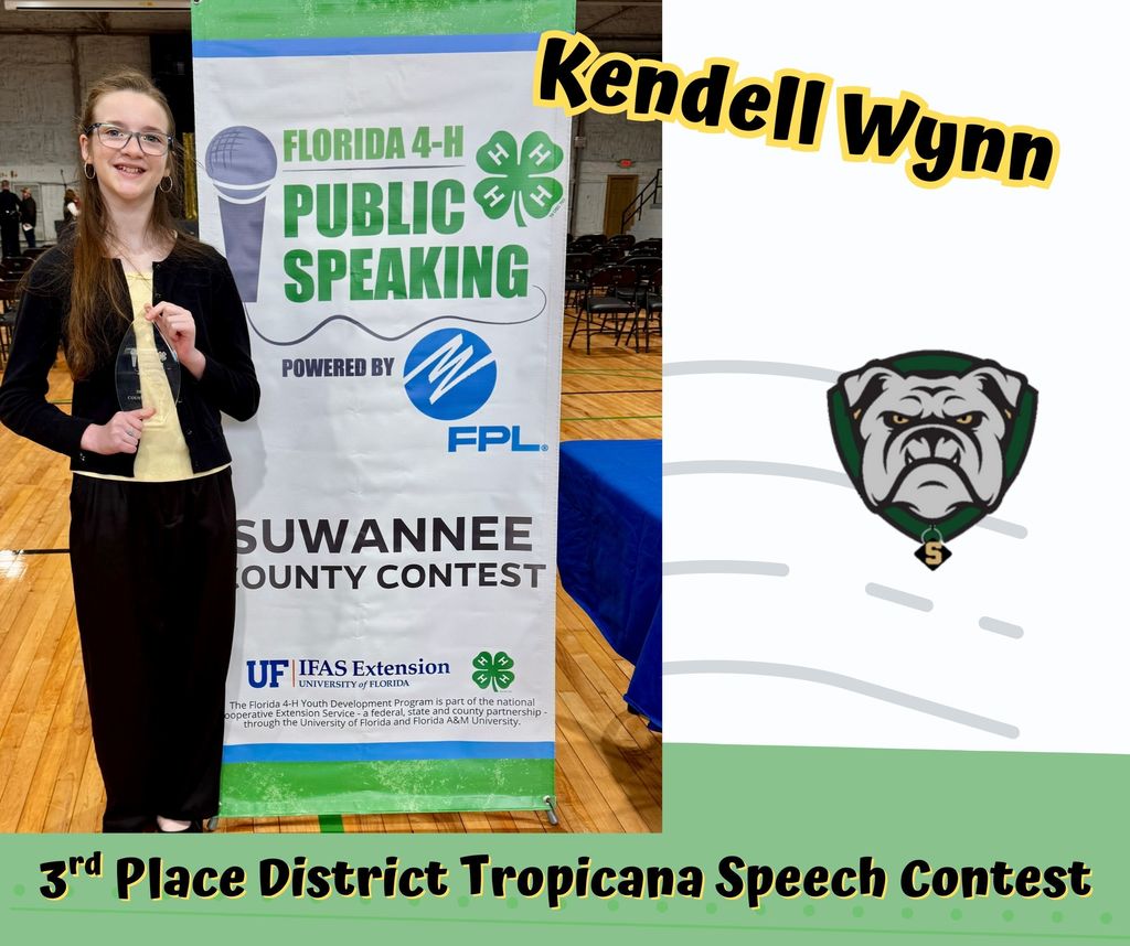 Kendell Wynn wins 3rd place picture