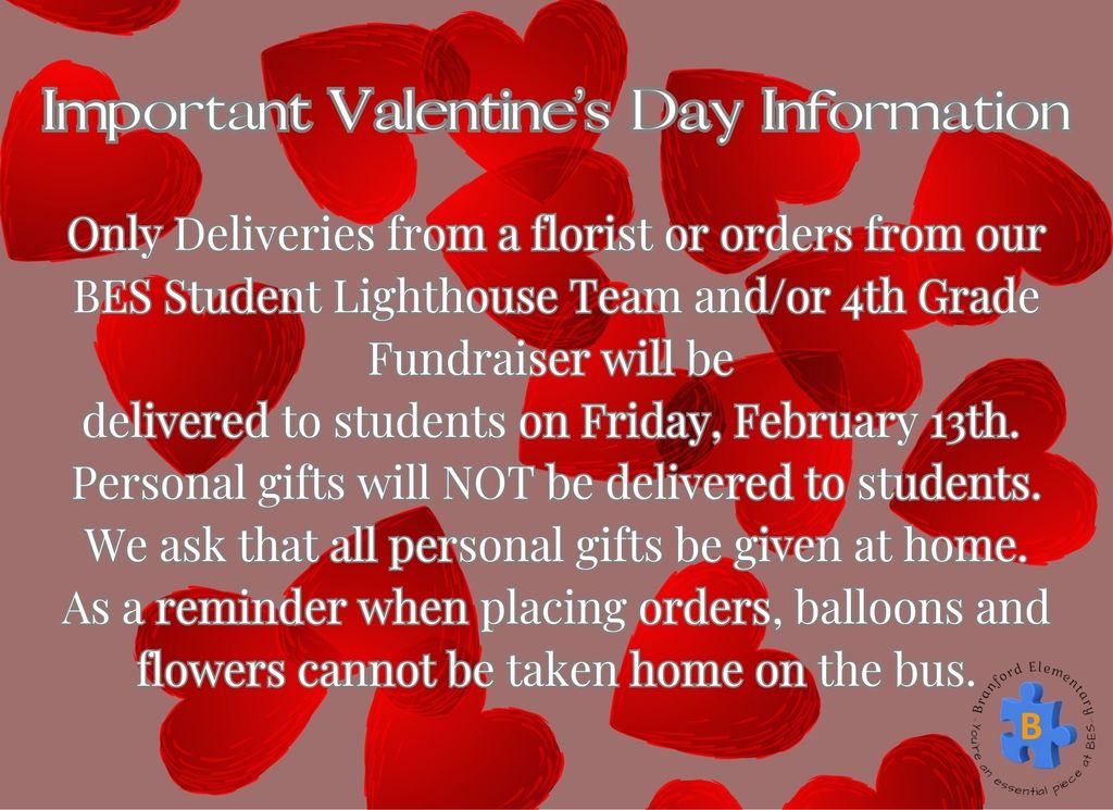 Important Valentine's Day Information