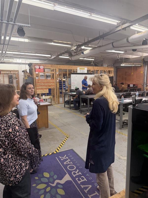 RIVEROAK hosted a facility tour for CareerSource Florida's President and CEO, Adrienne Johnston, on Thursday, February 12, 2026.