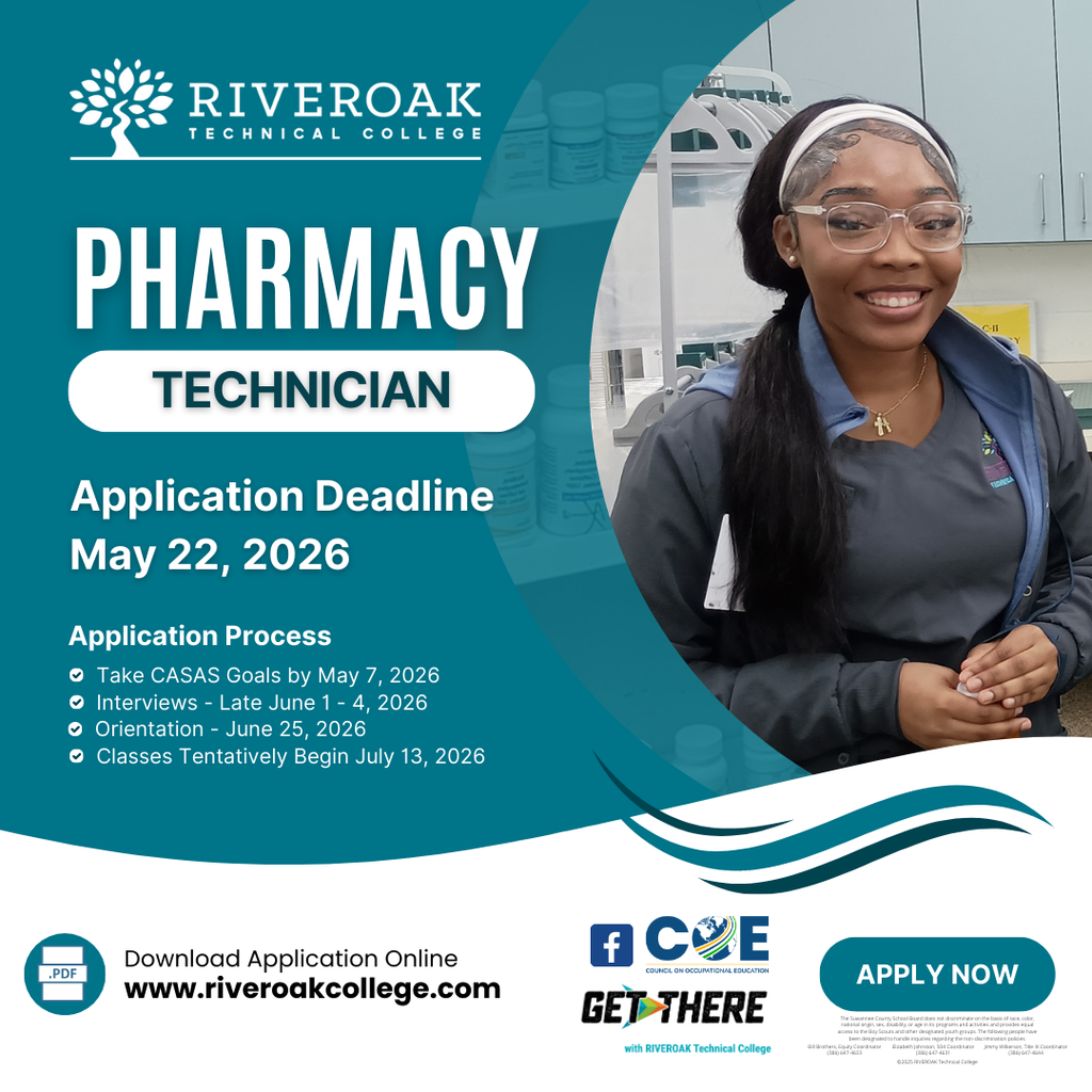 Now Enrolling - Pharmacy Technician