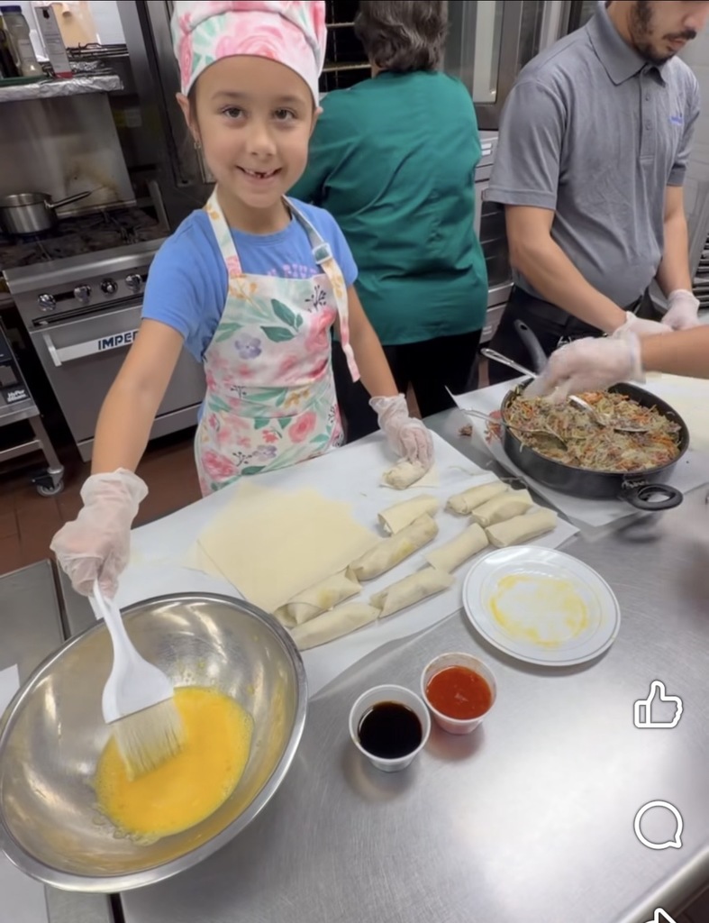 Marley Messer's Thai Spring Rolls District chef Winner