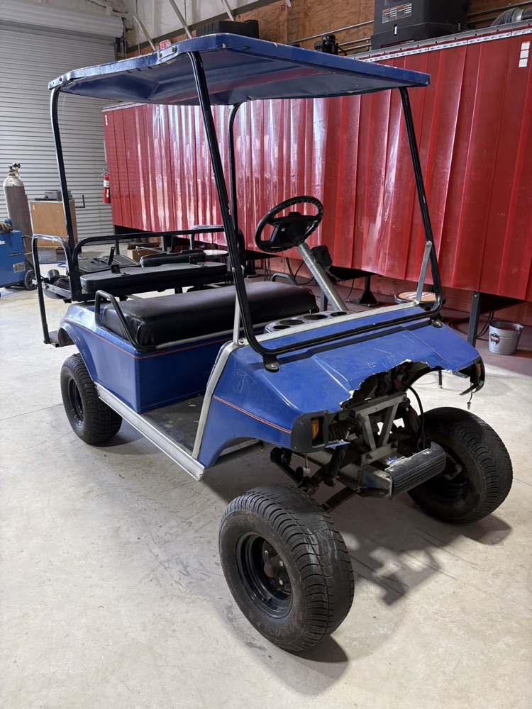 welding golf cart