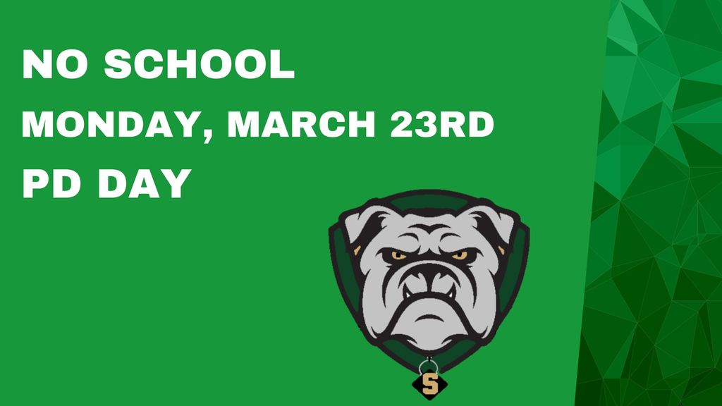 flyer for no school on March 23rd