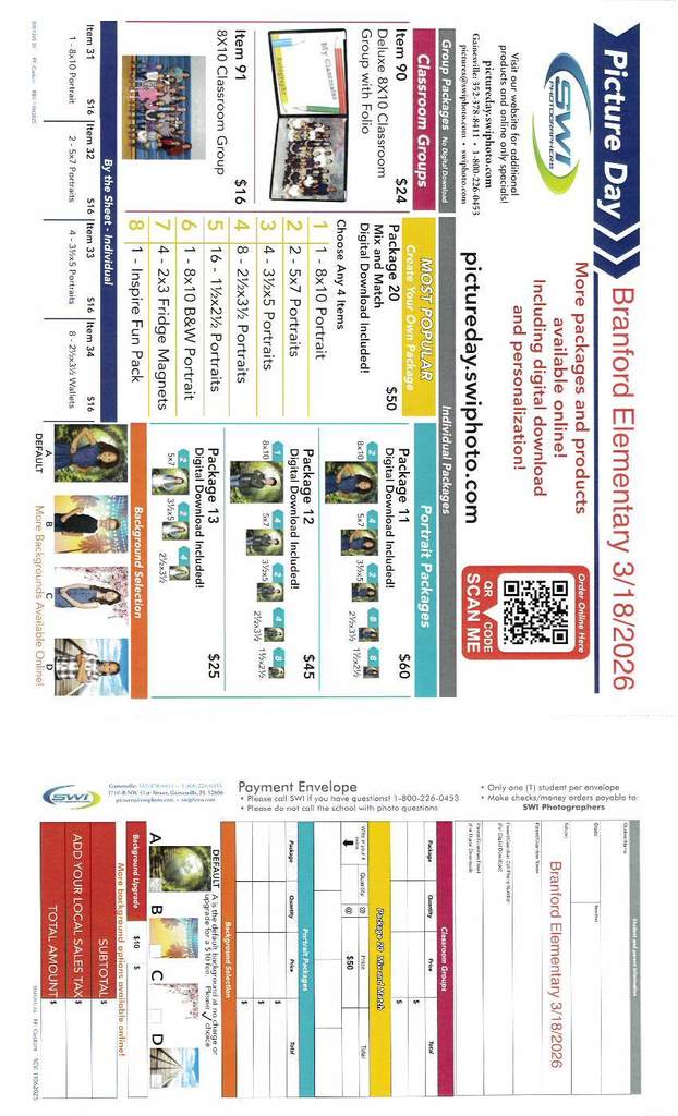 Spring Picture Day 2026 form 2
