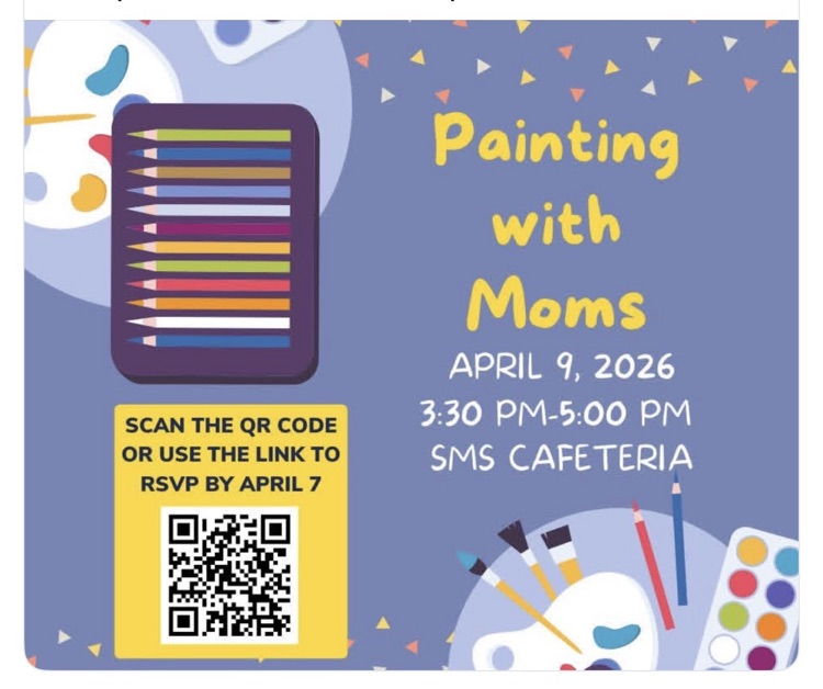 flyer for painting with Moms 