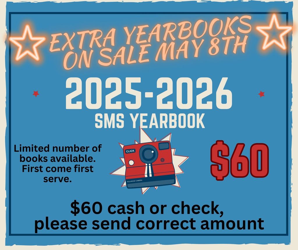 yearbook on sale flyer