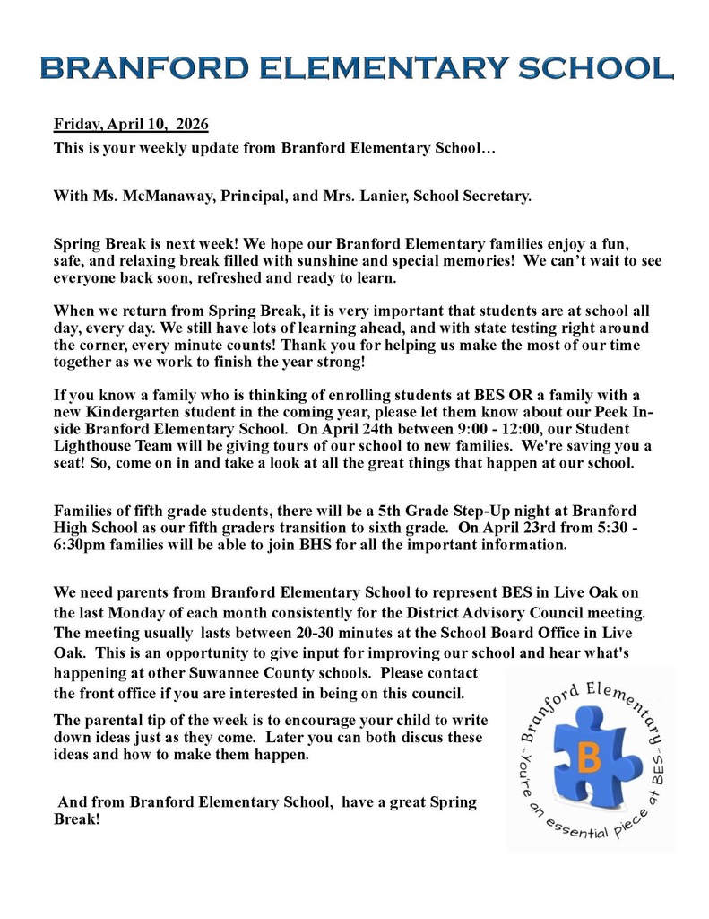 Our Weekly Call Out Apr 10, 2026