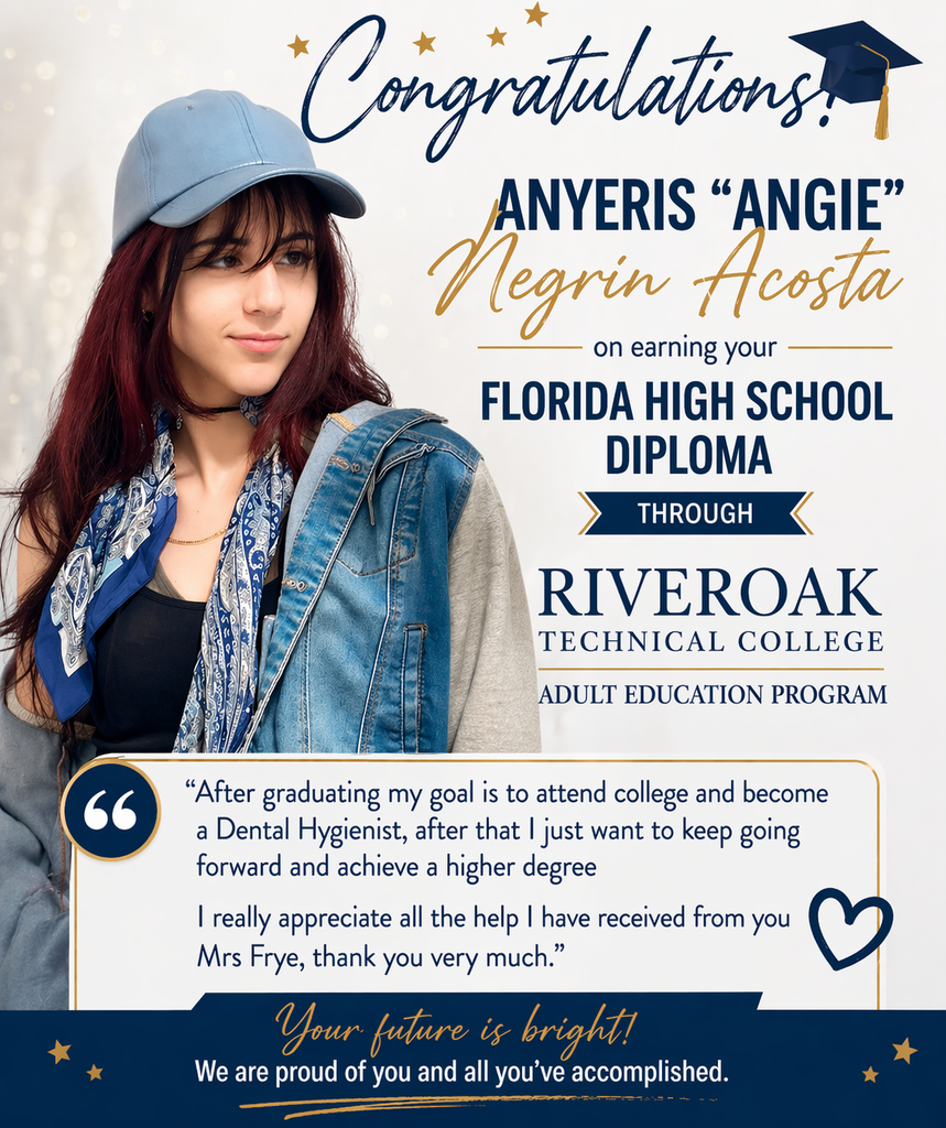Congratulations to Angie Negrin Acosta 