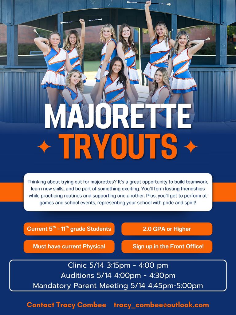 MAJORETTE TRYOUTS