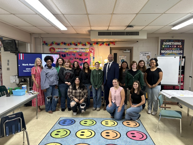 group photo with Florida teacher of the year 