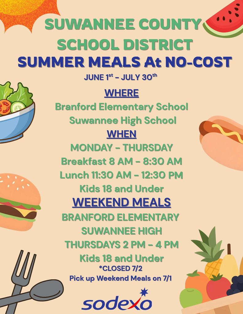 SCSD Summer Meals at No-Cost