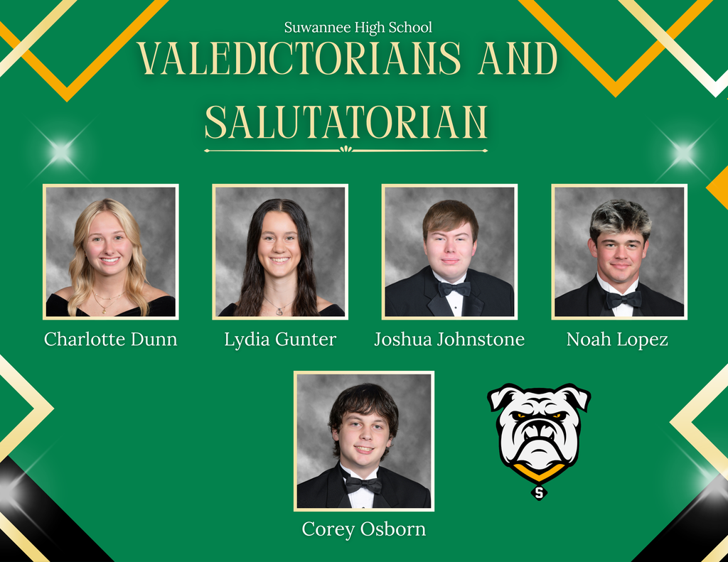 Suwannee High School Valedictorians and Salutatorian