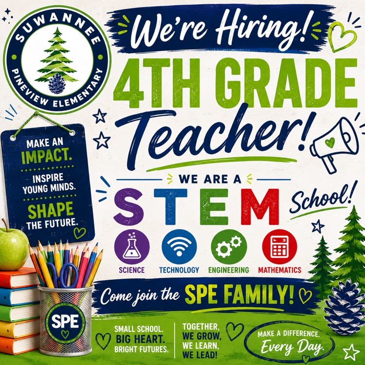 Fourth Grade Teacher Opening