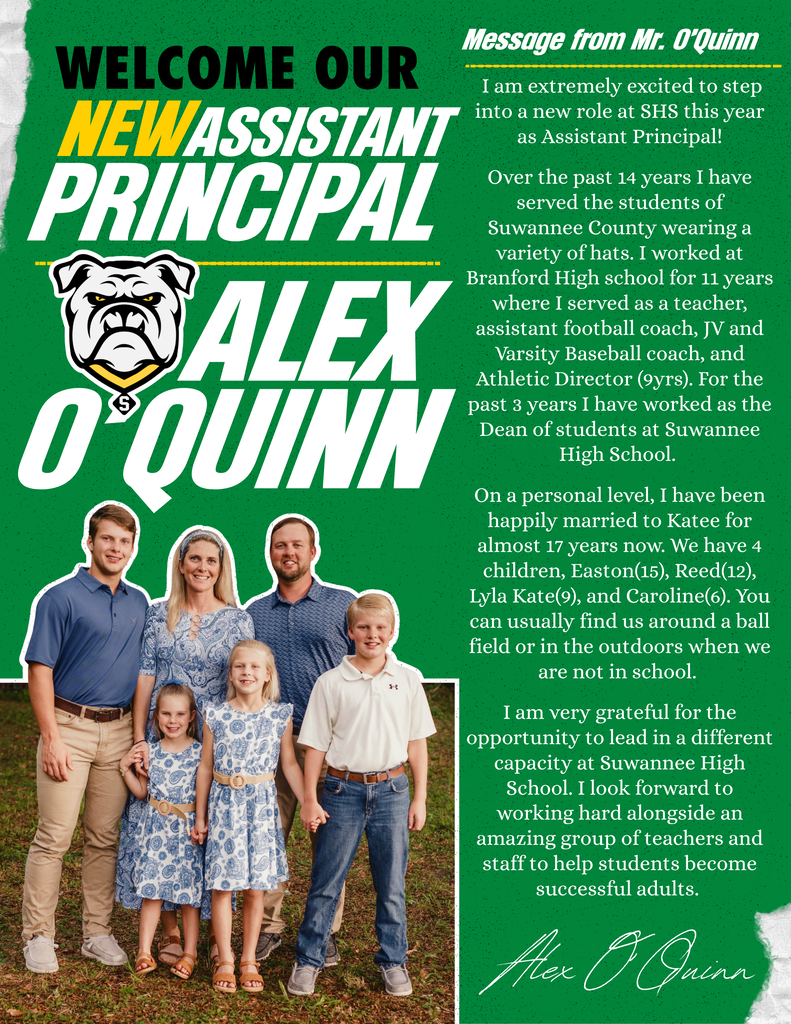 Welcome New AP - Alex O'Quinn - 