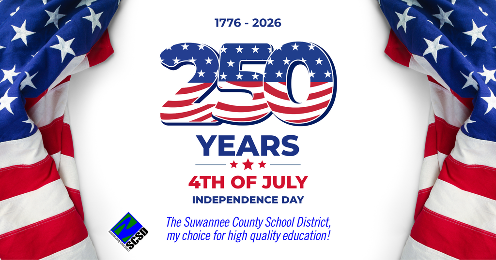 Happy Fourth of July from the Suwannee County School District! 