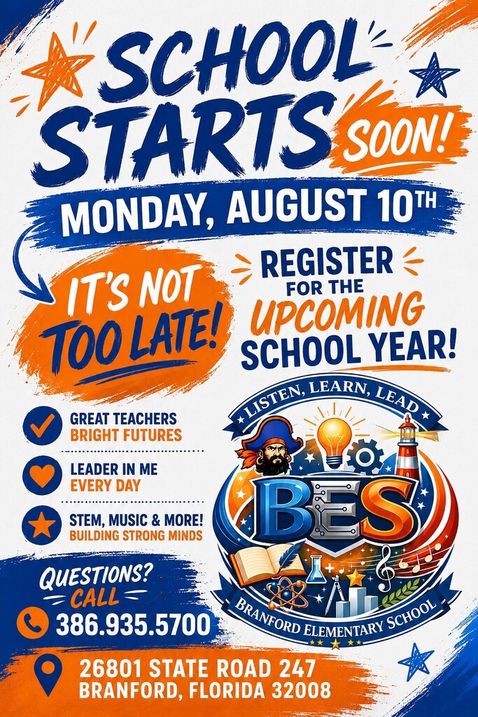 Don't forget to register for the upcoming school year