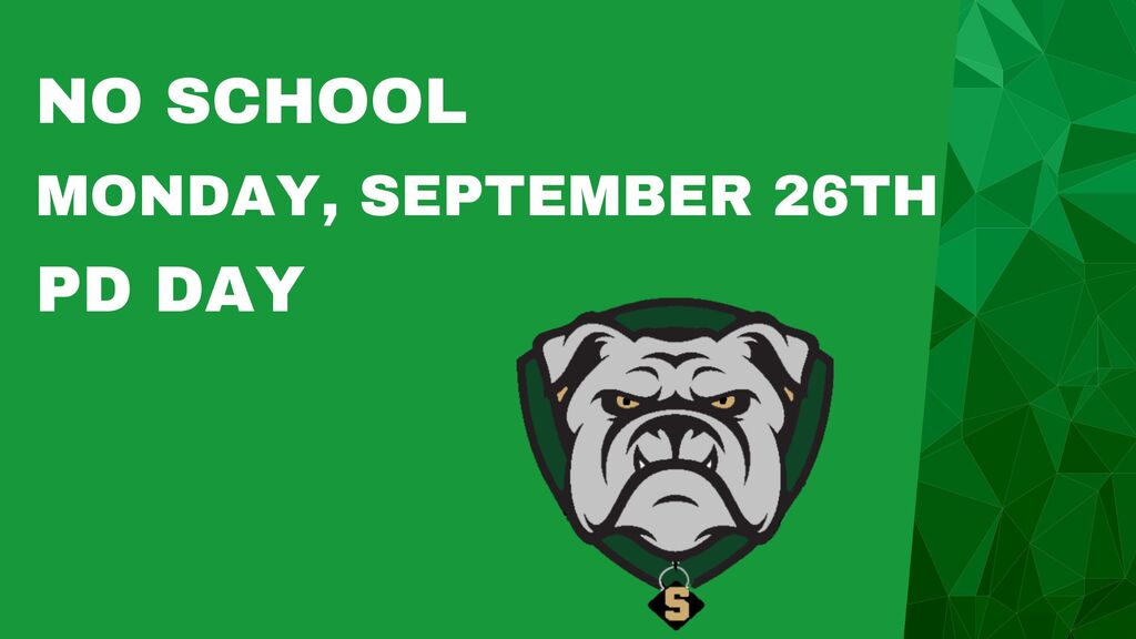 flyer for PD Day. NO school september 26th