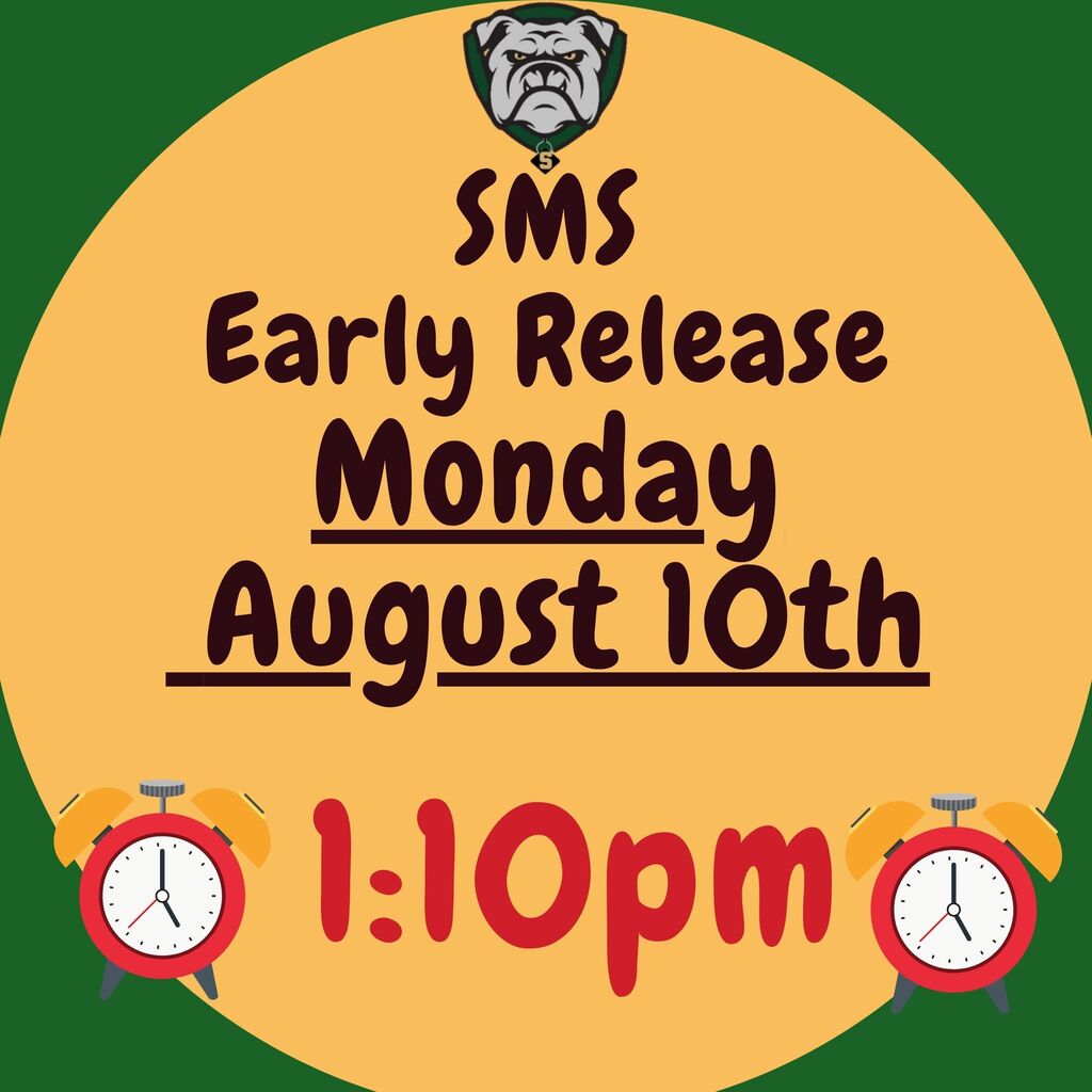 Early Release august 10th 1:10pm