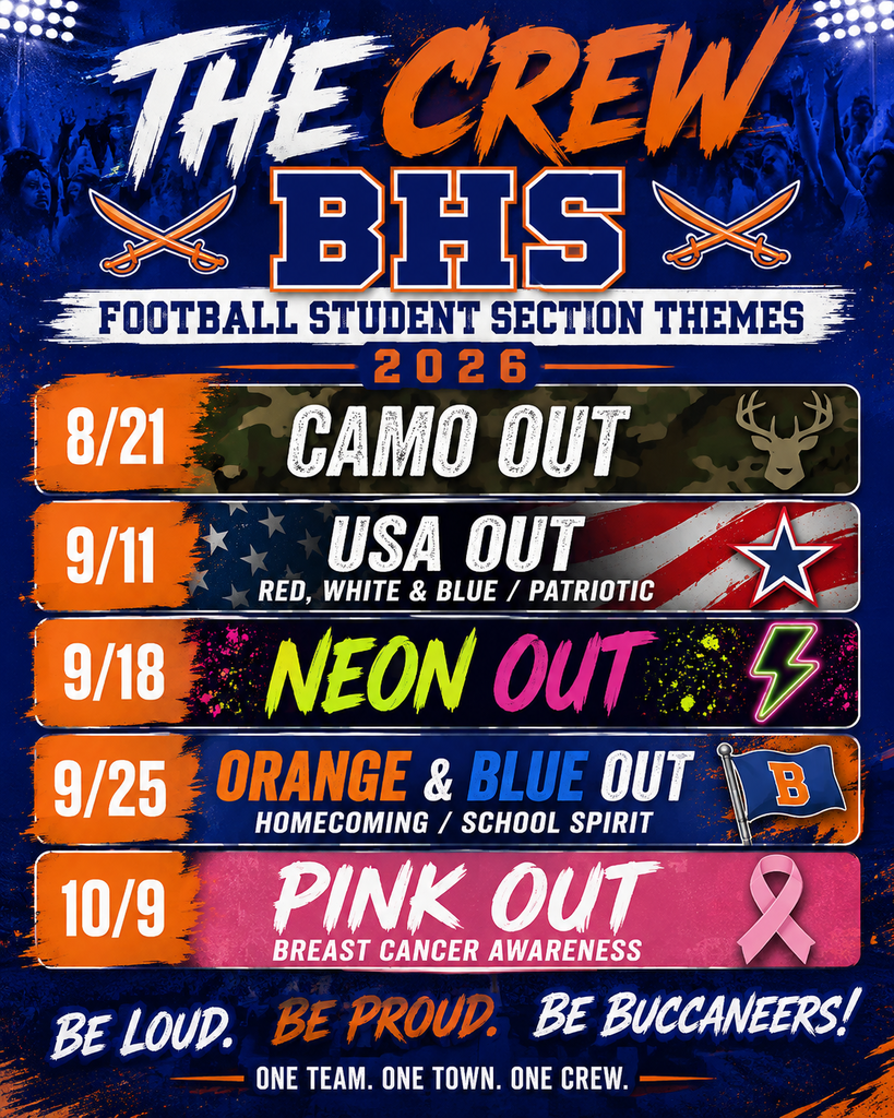 Student section themes 2026