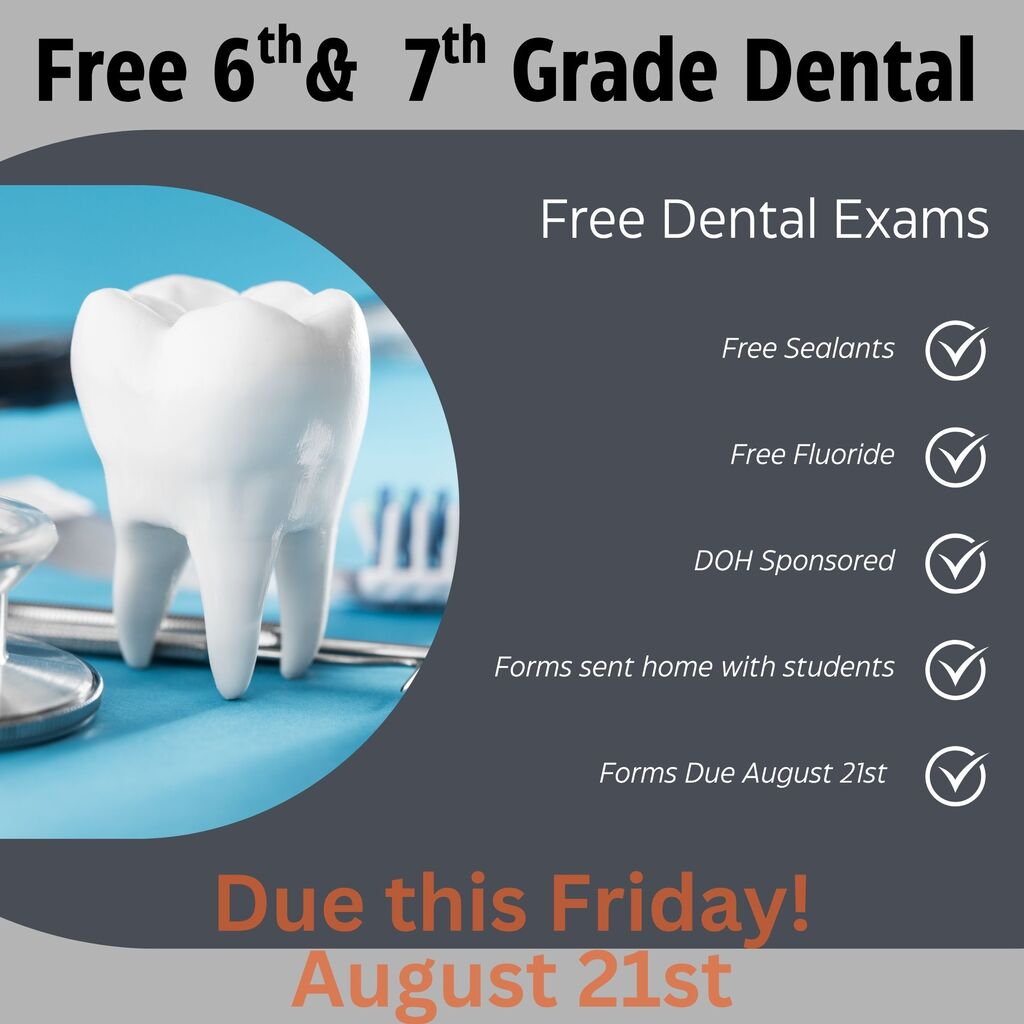 flyer for free dental sealants