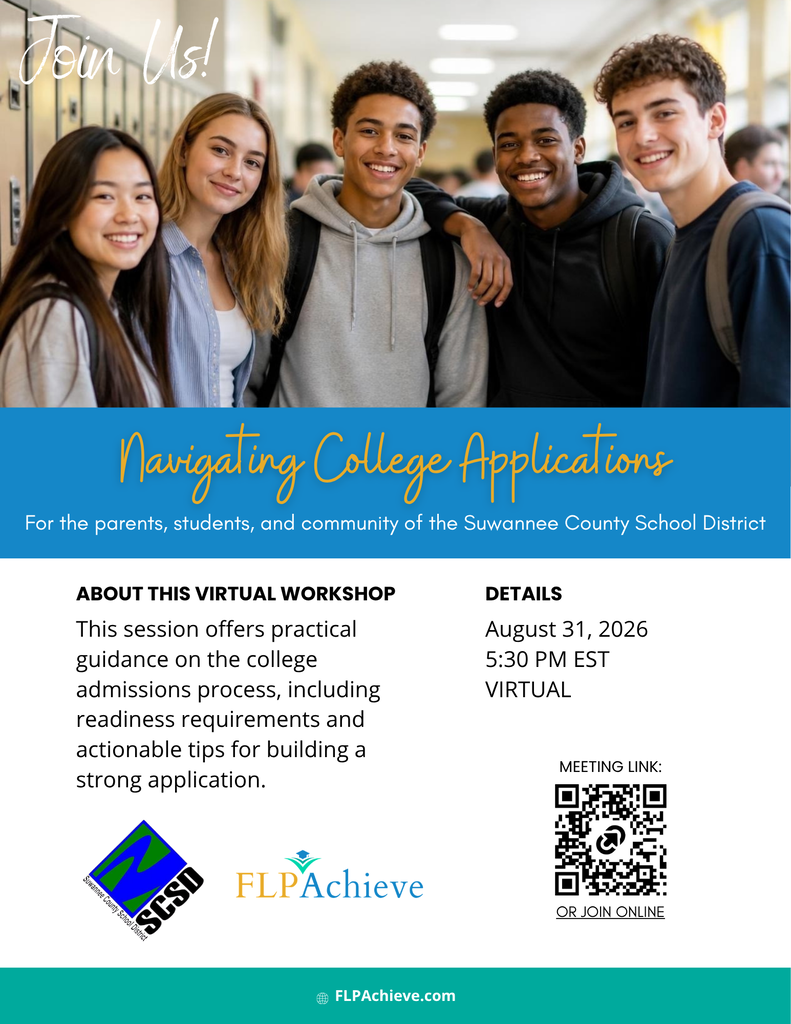 FLP Virtual Workshop - Navigating College Applications
