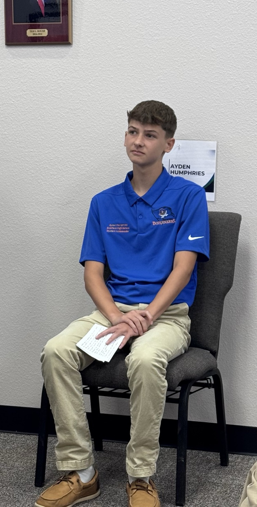 BHS Student Ambassador Ayden Humphries