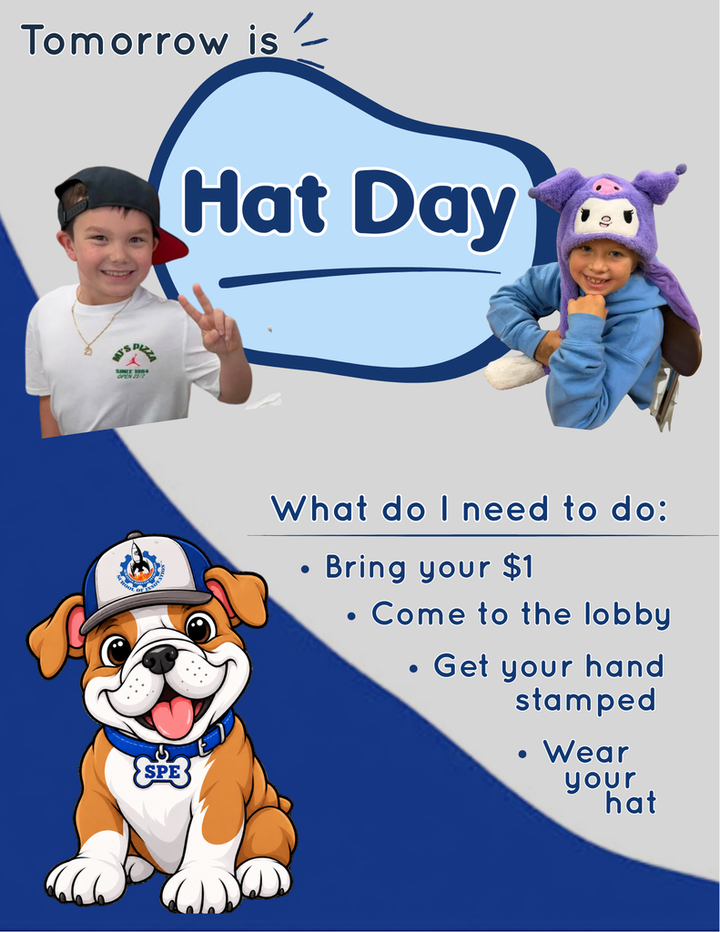 Flyer about hat day.