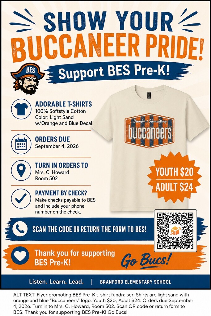 PK Fundraiser t-shirt order form